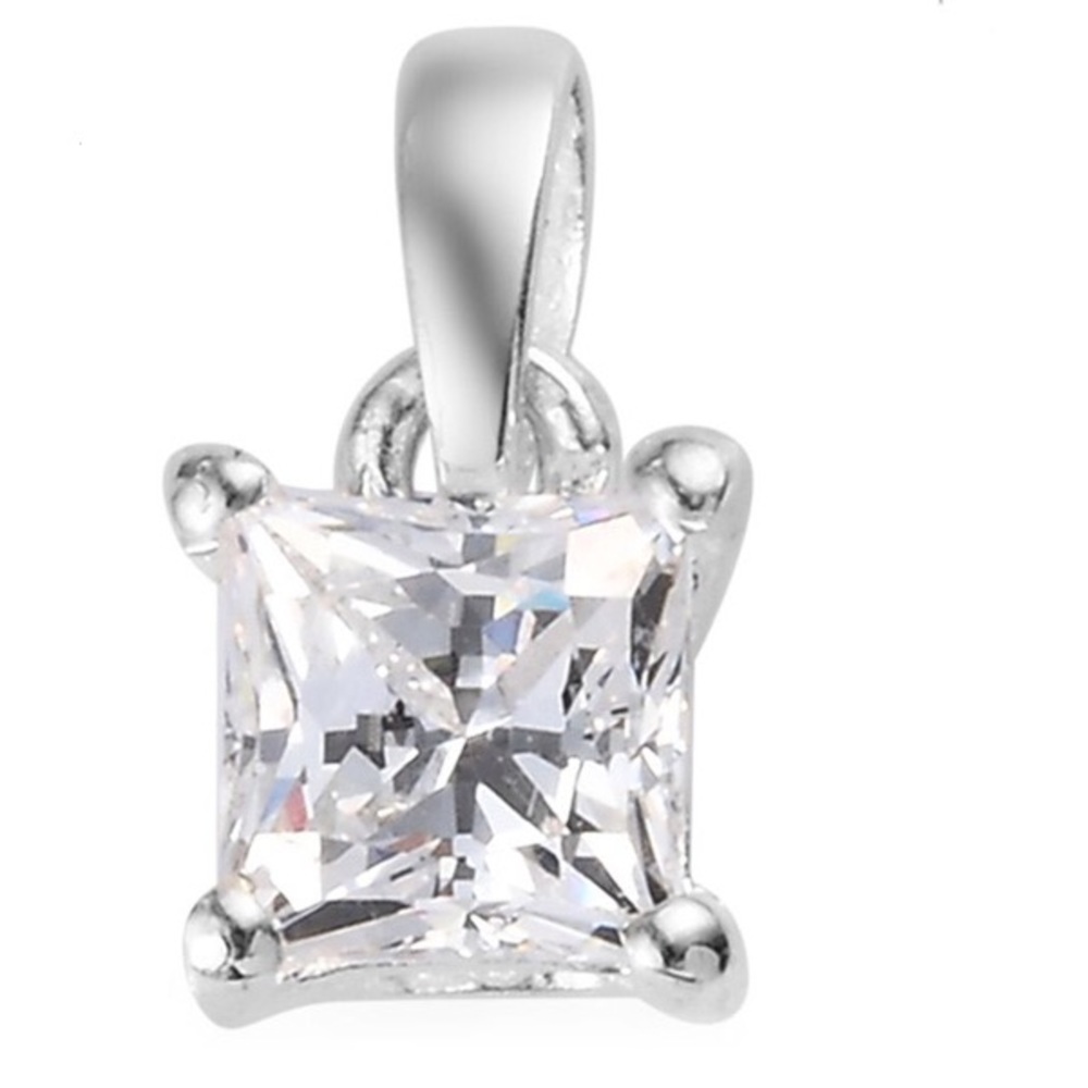 New 925 Sterling Silver pendant with Swarovski zirconia